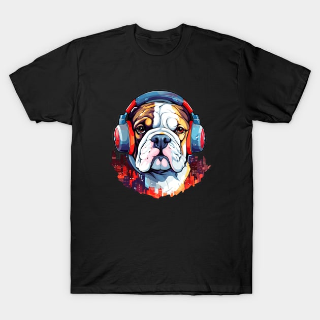 English Bulldog Animal World Pet Dog Loving Fun T-Shirt by Cubebox